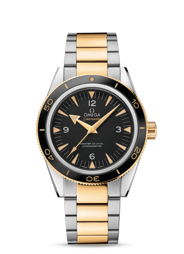 Omega Seamaster 300 Master Co-Axial Stainless Steel / Yellow Gold / Black / Bracelet